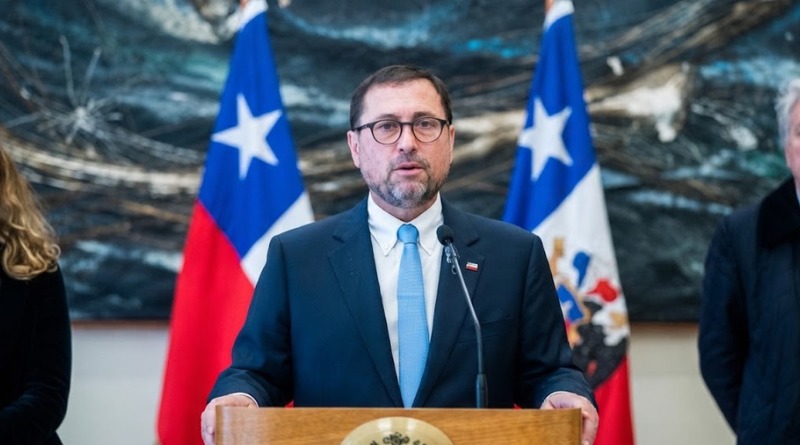 MINISTRO DE EXTERIORES CHILENO RUMBO A CHINA PARA ESTE MARTES