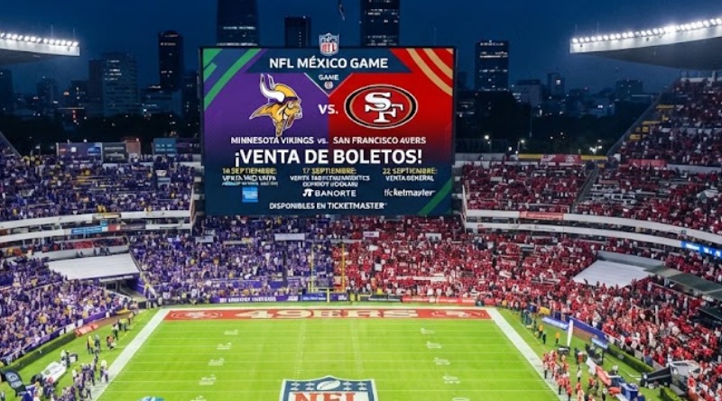 NFL INFORMA SOBRE VENTA DE BOLETOS VIKINGS-49ERS EN MÉXICO