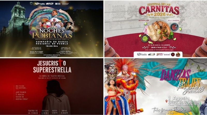 PLANES IMPRESCINDIBLES EN PUEBLA PARA EL FIN DE SEMANA