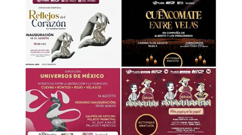 PUEBLA ACOGE FIESTA DE LAS LETRAS CON XAVIER VELASCO Y BENITO TAIBO