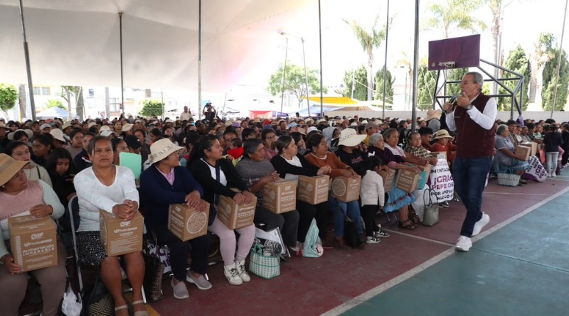 REPARTEN 5 MIL DESPENSAS “ALIMENTACIÓN IMPARABLE” ENTRE HABITANTES DE SAN MIGUEL CANOA