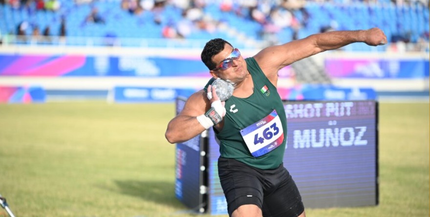 UZIEL MUÑOZ LOGRA EL ORO EN IMPULSO DE BALA
