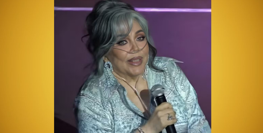 VERÓNICA CASTRO RESPIRA ASISTIDA POR OXÍGENO