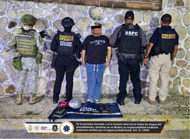 DETIENE SSP GUERRERO A UNA MUJER