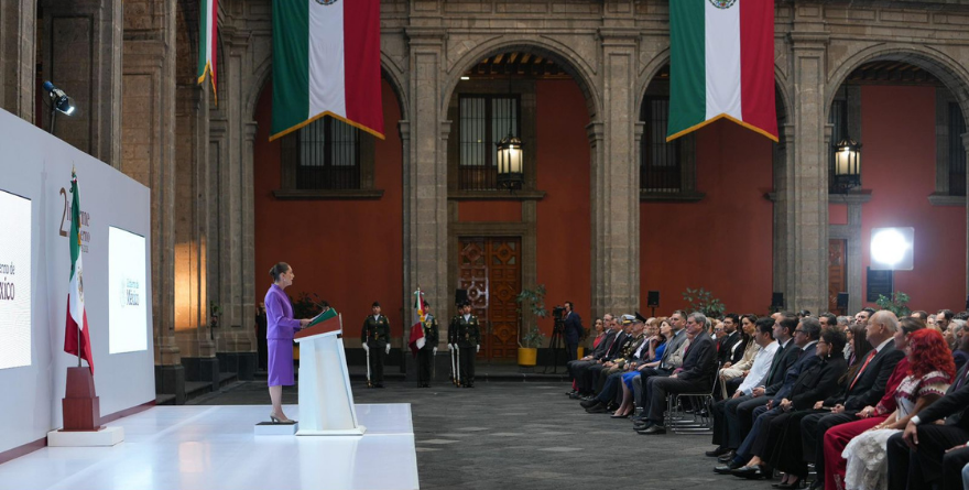 CLAUDIA SHEINBAUM OBTIENE RESPALDO DEL GOBERNADOR RICARDO GALLARDO CARDONA POR SUS RESULTADOS