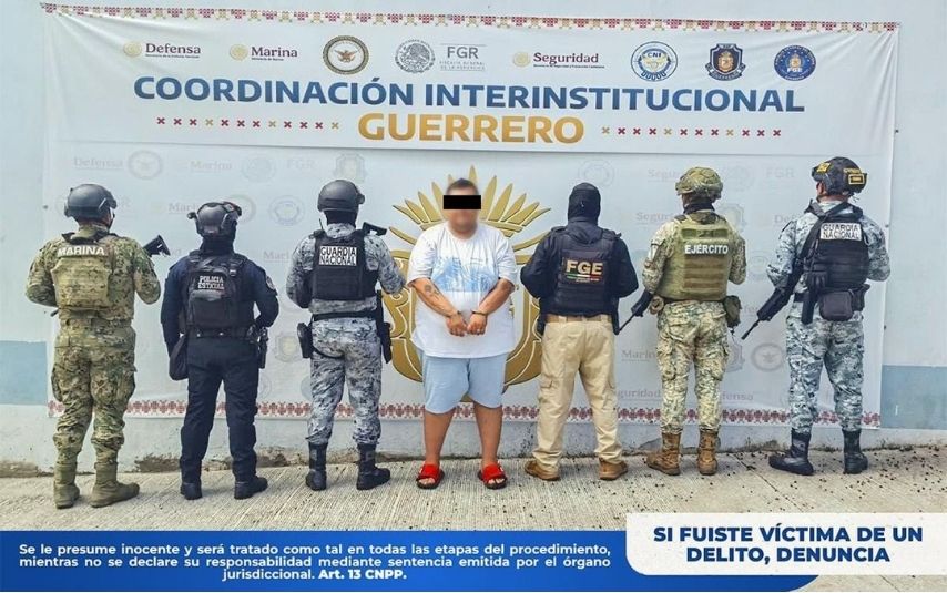 FGE GUERRERO DETIENE EN ACAPULCO A MARCO ANTONIO “N”