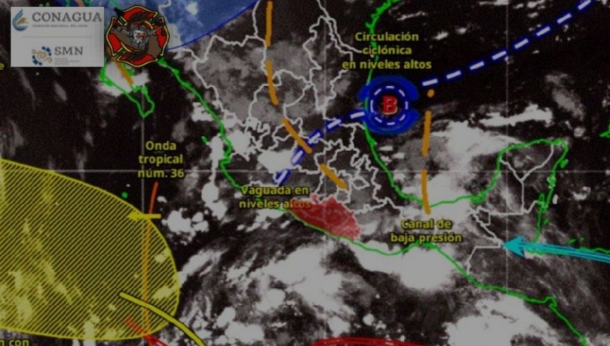 SE PREVÉN LLUVIAS DE LIGERA A FUERTE INTENSIDAD