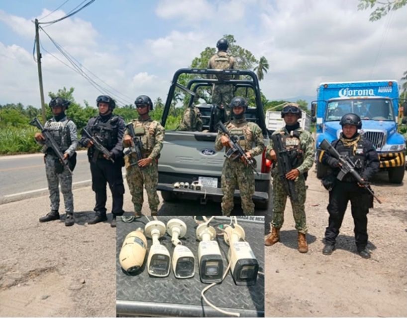 FUERZAS DE SEGURIDAD RETIRAN 16 CÁMARAS DE VIDEOVIGILANCIA EN LA COSTA GRANDE