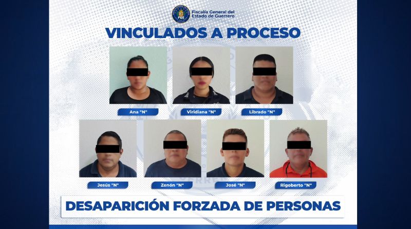 VINCILAN A PROCESO A 7 POLICIAS DE COYUCA DE BENITEZ