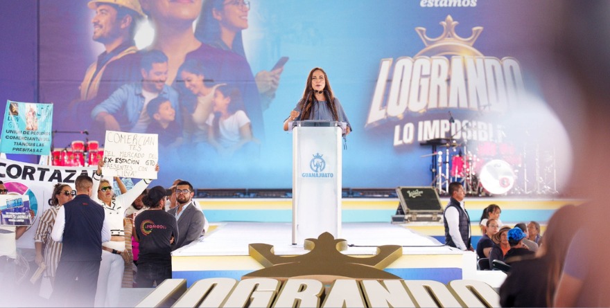 VIENEN LOS MEJORES AÑOS PARA GUANAJUATO: LIBIA DENNISE EN SU SEGUNDO INFORME