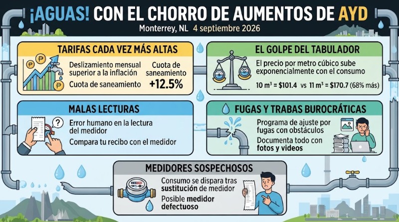 ¡ATENCIÓN! EL CHORRO DE INCREMENTOS DE AYD