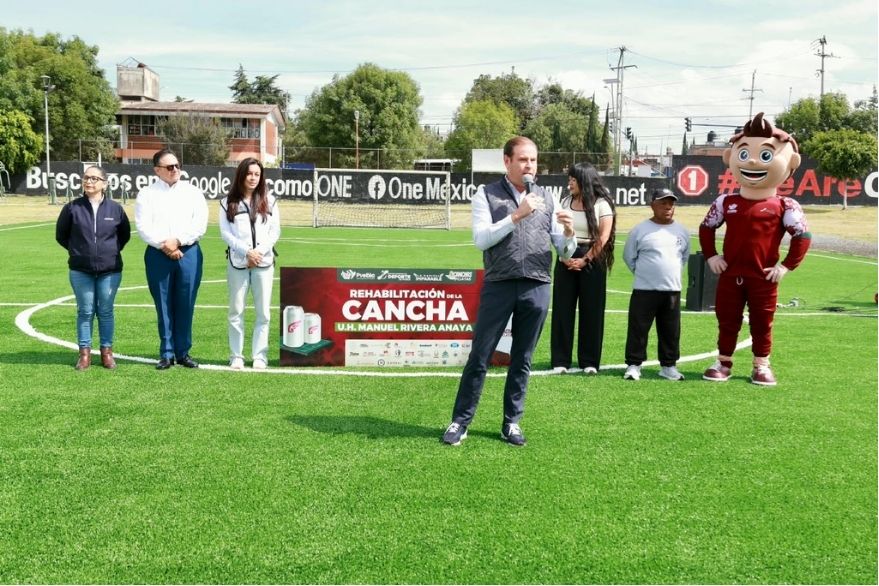 IMPULSA GOBIERNO DE PEPE CHEDRAUI LA REHABILITACIÓN Y DIGNIFICACIÓN DE ESPACIOS DEPORTIVOS EN PUEBLA CAPITAL