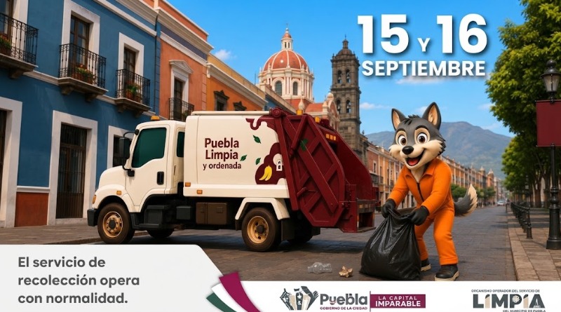 OPERACIÓN DE RECOLECCIÓN DE BASURA EN PUEBLA SIGUE SIN CAMBIOS