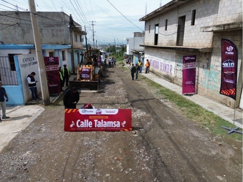 PEPE CHEDRAUI ARRANCA REHABILITACIÓN VIAL EN LA JUNTA AUXILIAR DE SAN PABLO XOCHIMEHUACAN