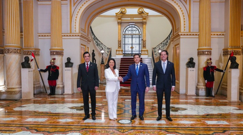 RUBIO PREDICE ALIANZA HISTÓRICA ENTRE AMBAS NACIONES CON PERÚ