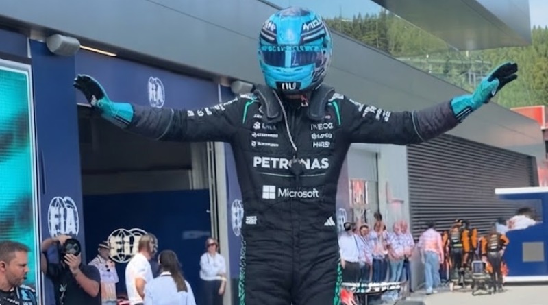 SEGUNDA PRÁCTICA DEL GP DE ITALIA: RUSSELL PISA ACELERADOR