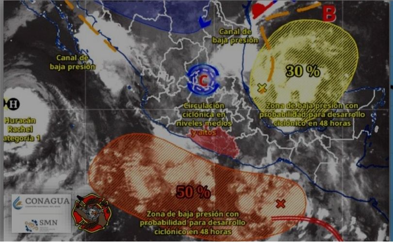 SE PRONOSTICAN NUBLADOS Y LLUVIAS AISLADAS PARA ESTE LUNES