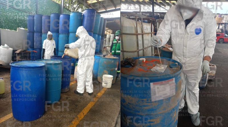 FGR INCINERA MÁS DE TRES TONELADAS DE PRECURSORES QUÍMICOS