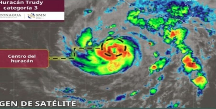 PRONÓSTICO DE LLUVIAS FUERTES POR EL HURACÁN TRUDY