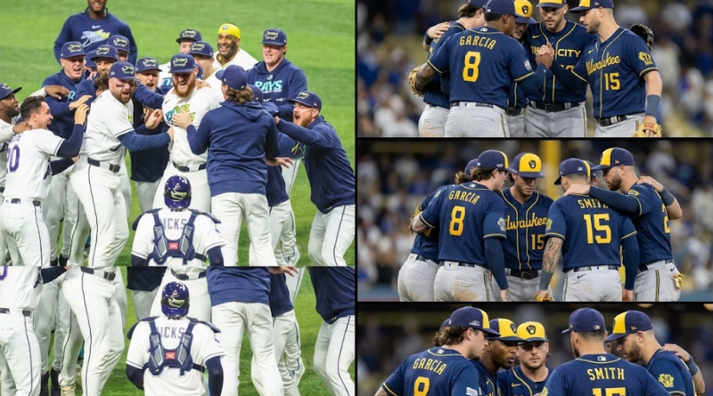 DUELO INÉDITO EN EL CLÁSICO DE OTOÑO: BREWERS Y RAYS VAN POR LA GLORIA