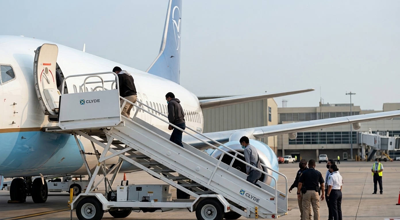 LLEGA A JAMAICA VUELO DE DEPORTADOS