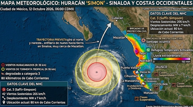 ‘SIMON’ ROZA JALISCO Y ENFILA SINALOA