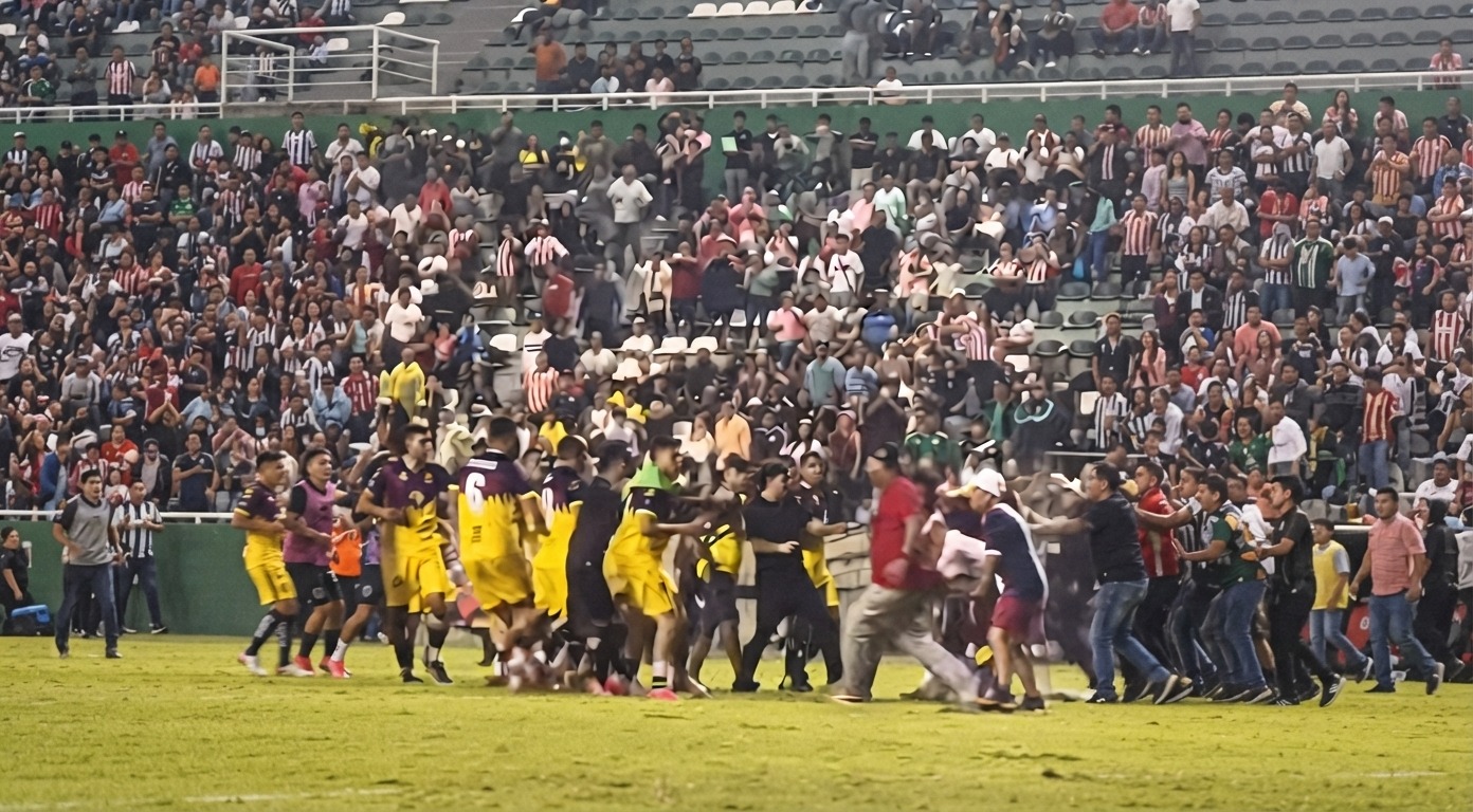 TERMINA PARTIDO AMISTOSO EN PELEA CAMPAL